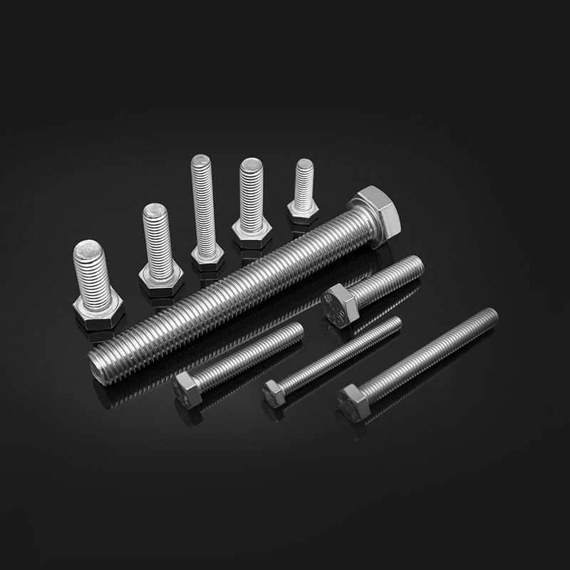 DIN 933 hindi kinakalawang na asero hexagon head bolts na may buong thread DIN 933 hindi kinakalawang na asero hexagon head bolts na may buong thread