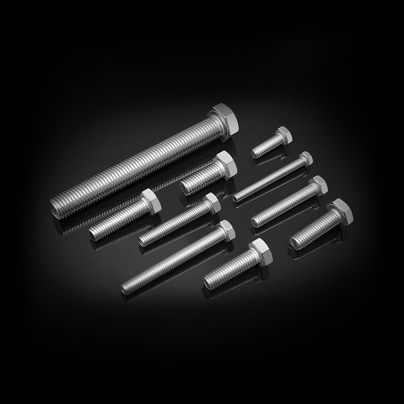 DIN 933 hindi kinakalawang na asero hexagon head bolts na may buong thread DIN 933 hindi kinakalawang na asero hexagon head bolts na may buong thread