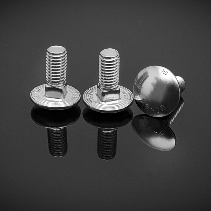 Din603 hindi kinakalawang na asero kabute head square leeg bolts