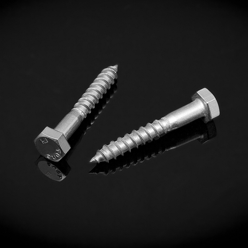 Din571 hindi kinakalawang na asero hexagon head wood screws